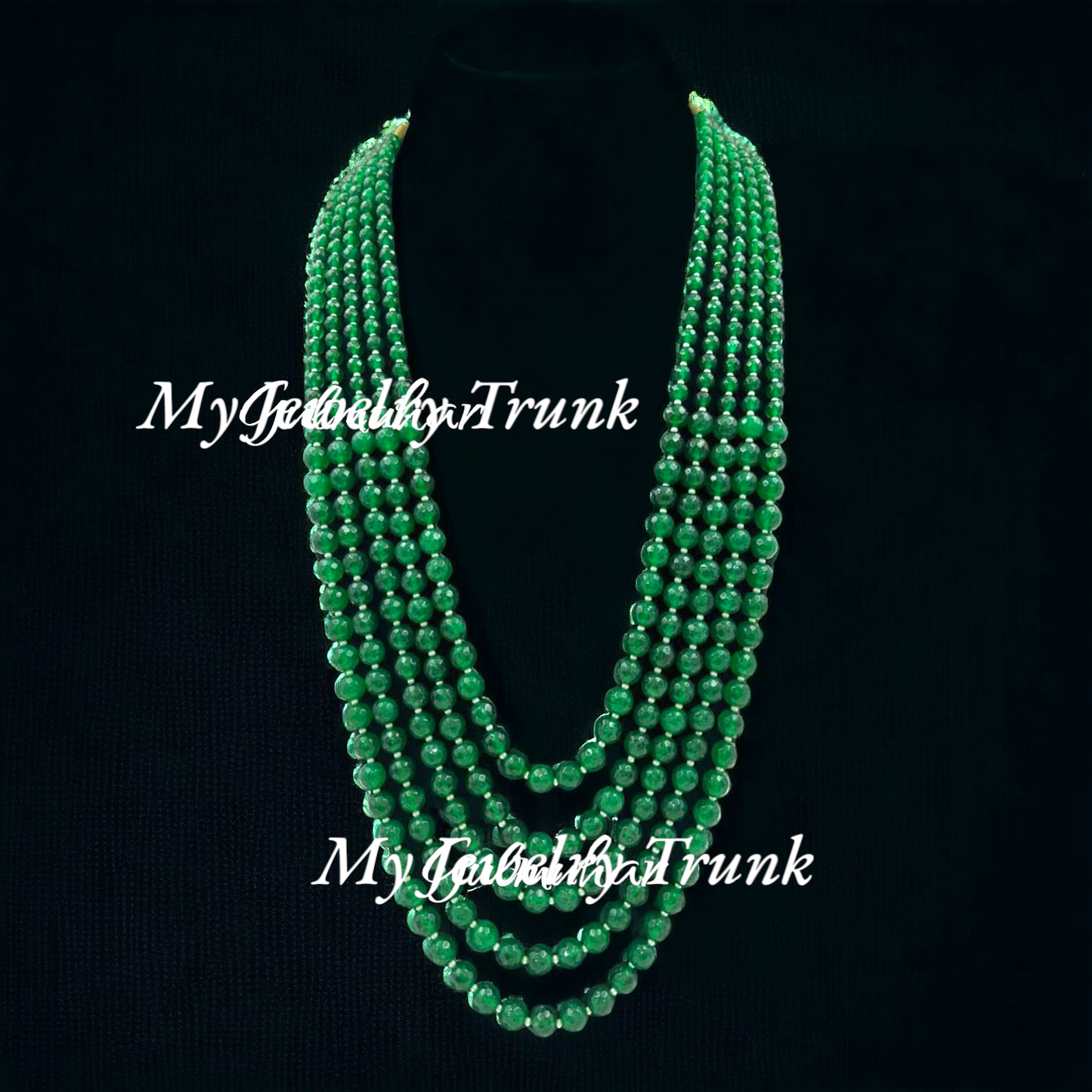 Color Stone Long Necklace