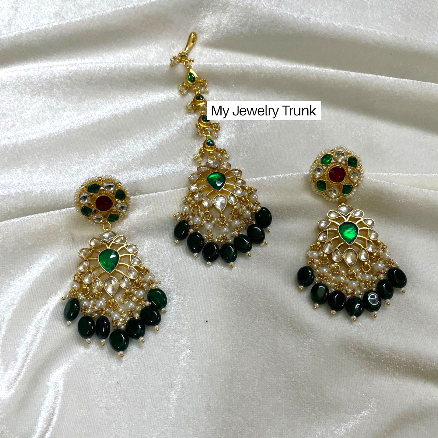 Pachi Earrings & Tika Set