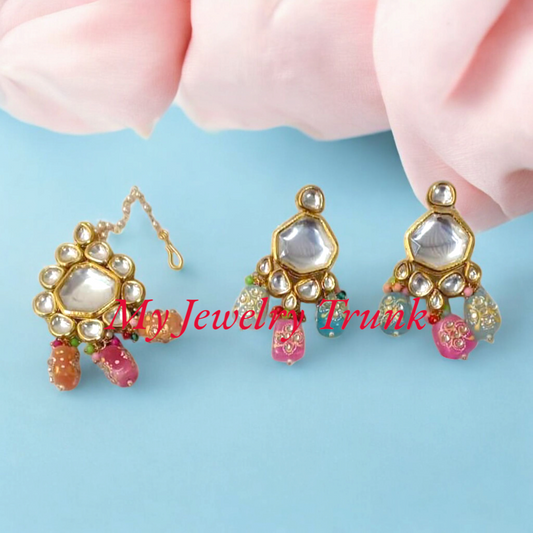 Earrings & Tika Set