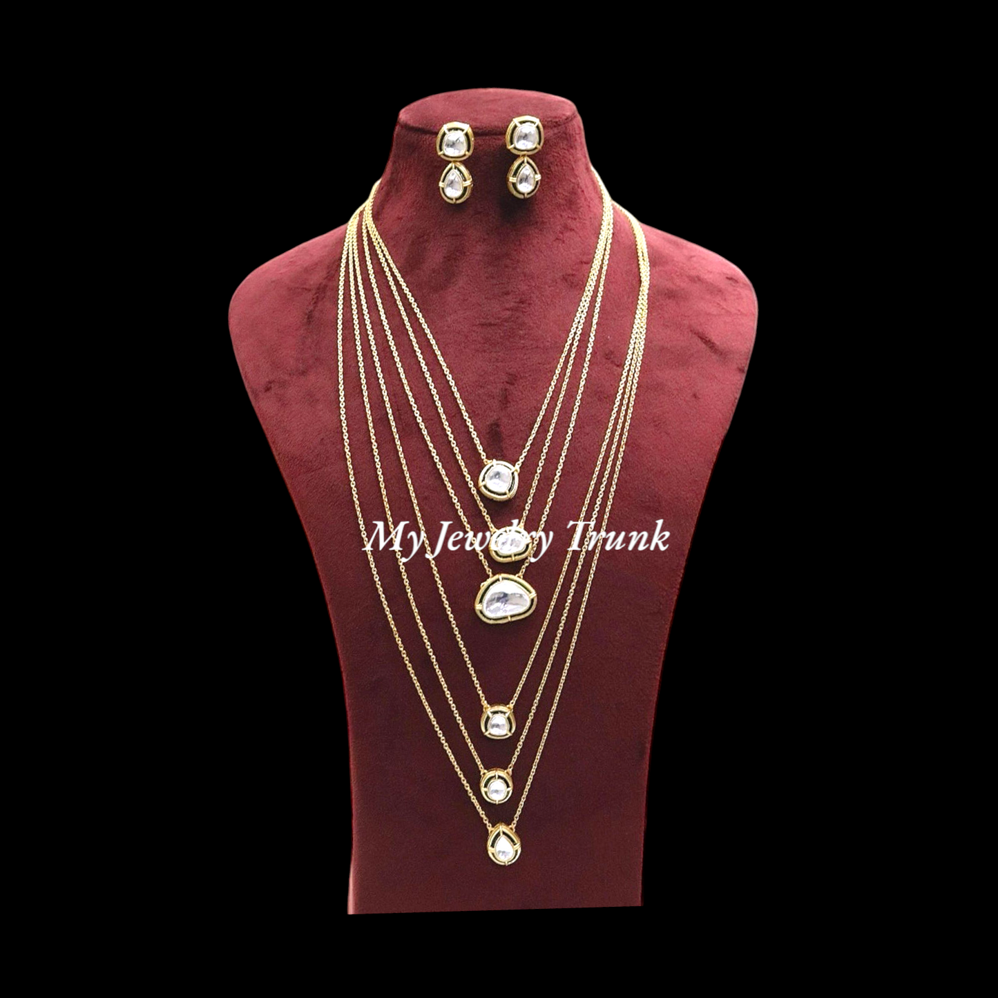 Moissanite Long Necklace