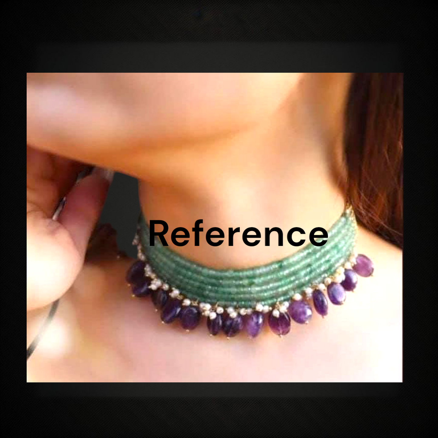 Color Stone Necklace