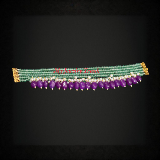 Color Stone Necklace