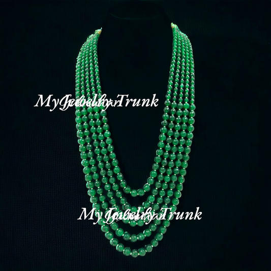 Color Stone Long Necklace