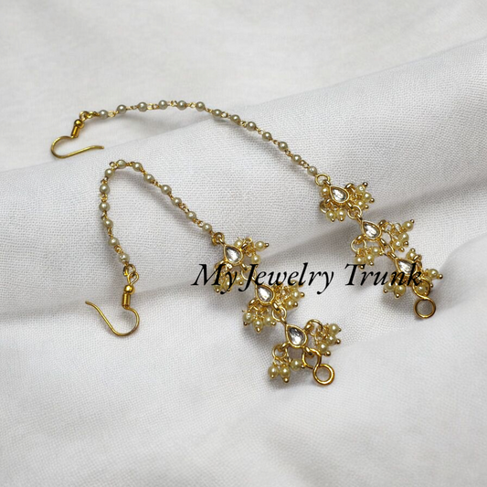 Kundan Earring Chain