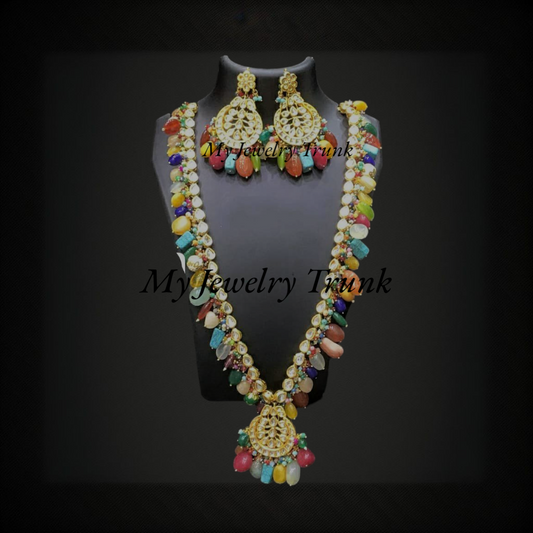 Kundan Long Necklace