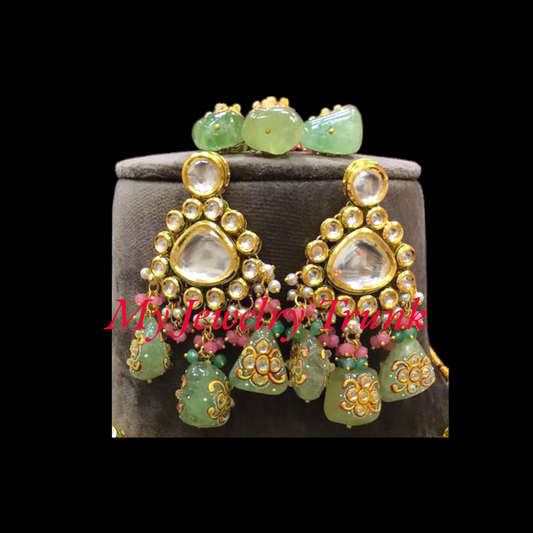 Earrings & Tika Set