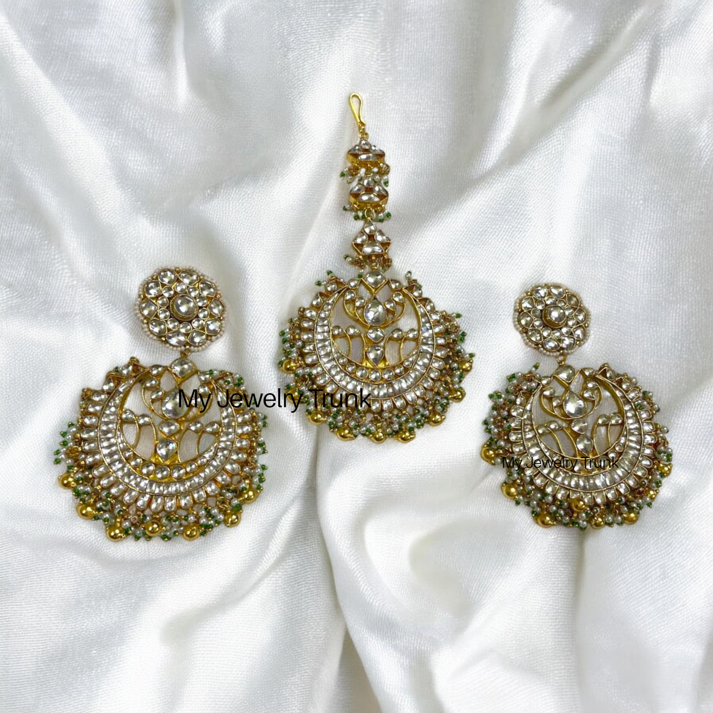 Pachi Earrings & Tika Set