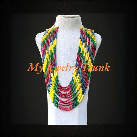 Multi Color Long Necklace