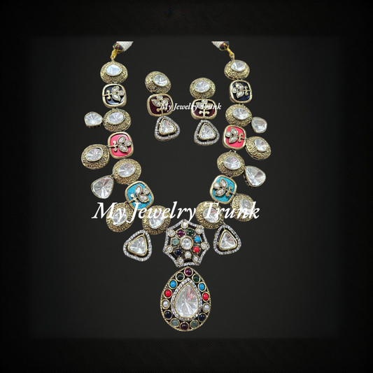 Moissanite Long Necklace
