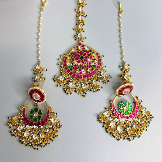 Pachi Earring & Tika Set