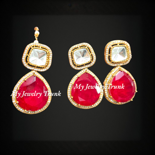 Earrings & Tika Set