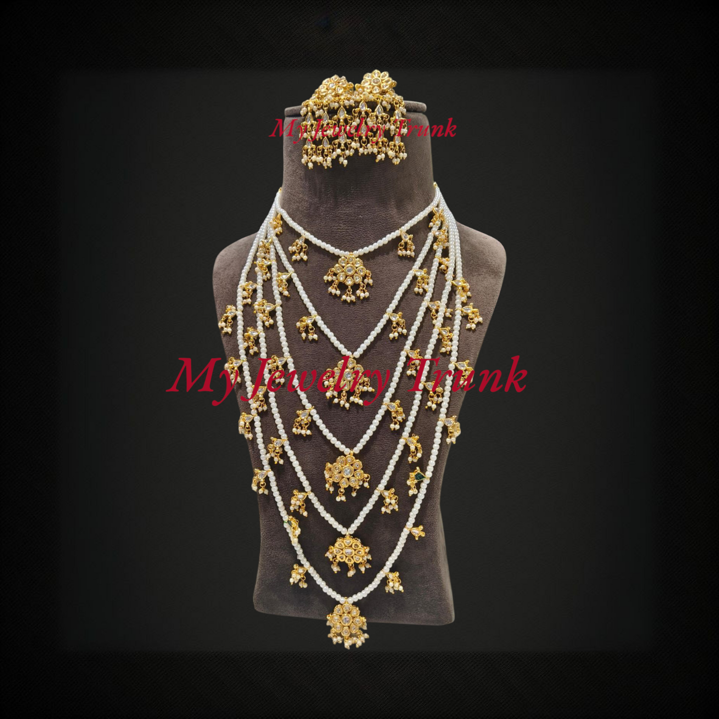 Kundan Long Necklace