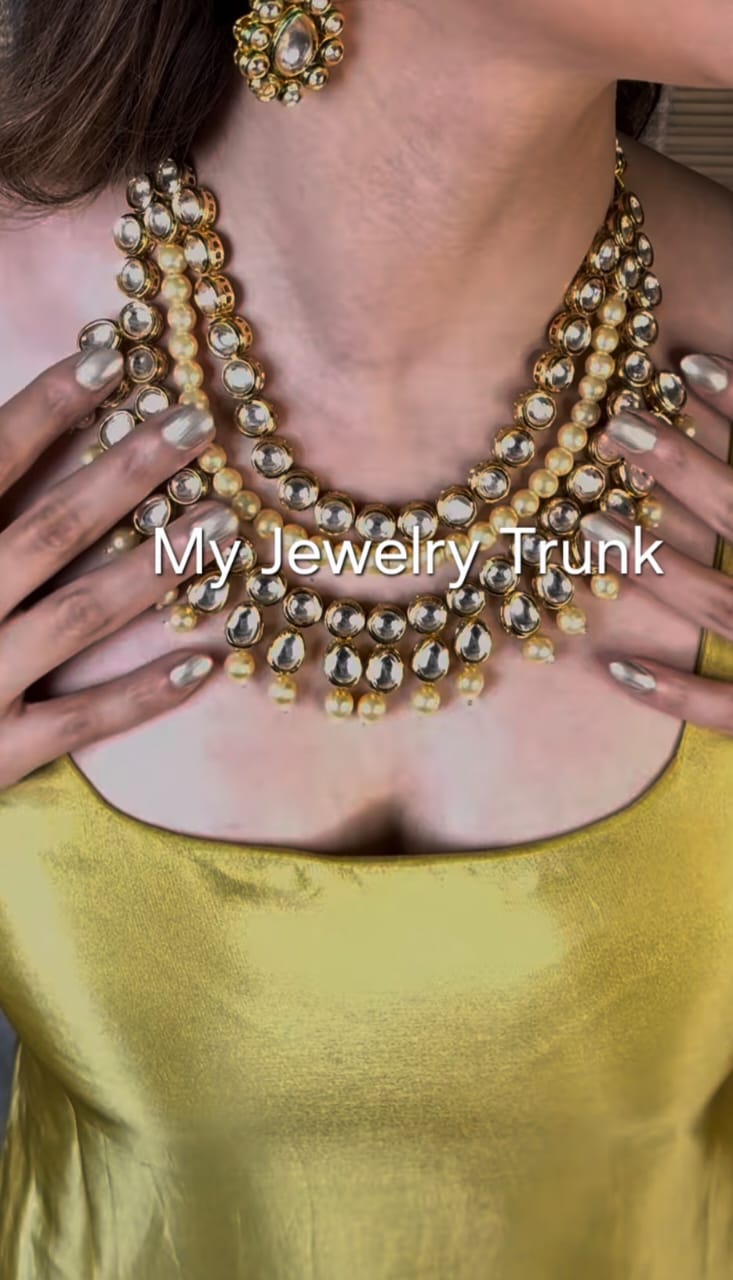 Kundan Long Necklace