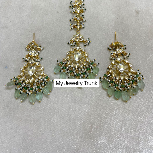 Pachi Earrings & Tika Set