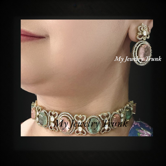 Moissanite Choker