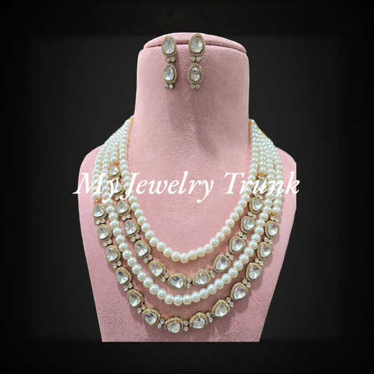 Mossanite Long Necklace