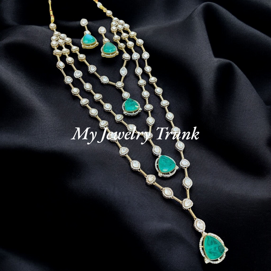Moissanite Long Necklace