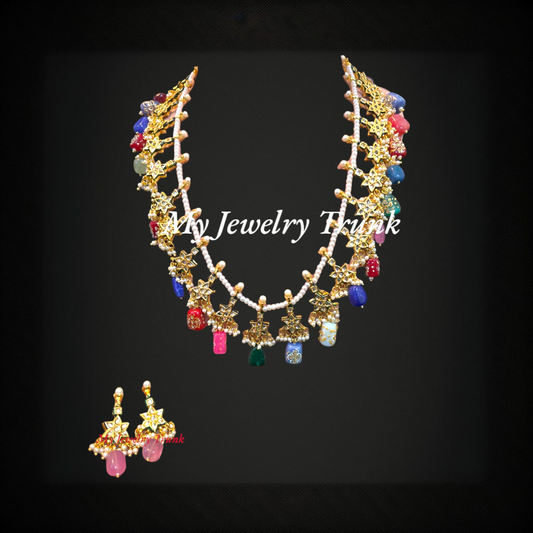 Kundan Long Necklace