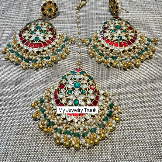 Pachi Earring & Tika Set