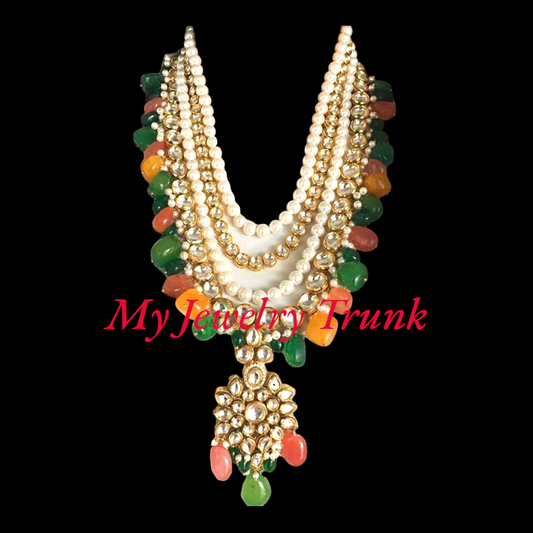 Kundan Long Necklace